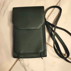 Green Vintage Crossbody Bag Pocketbook